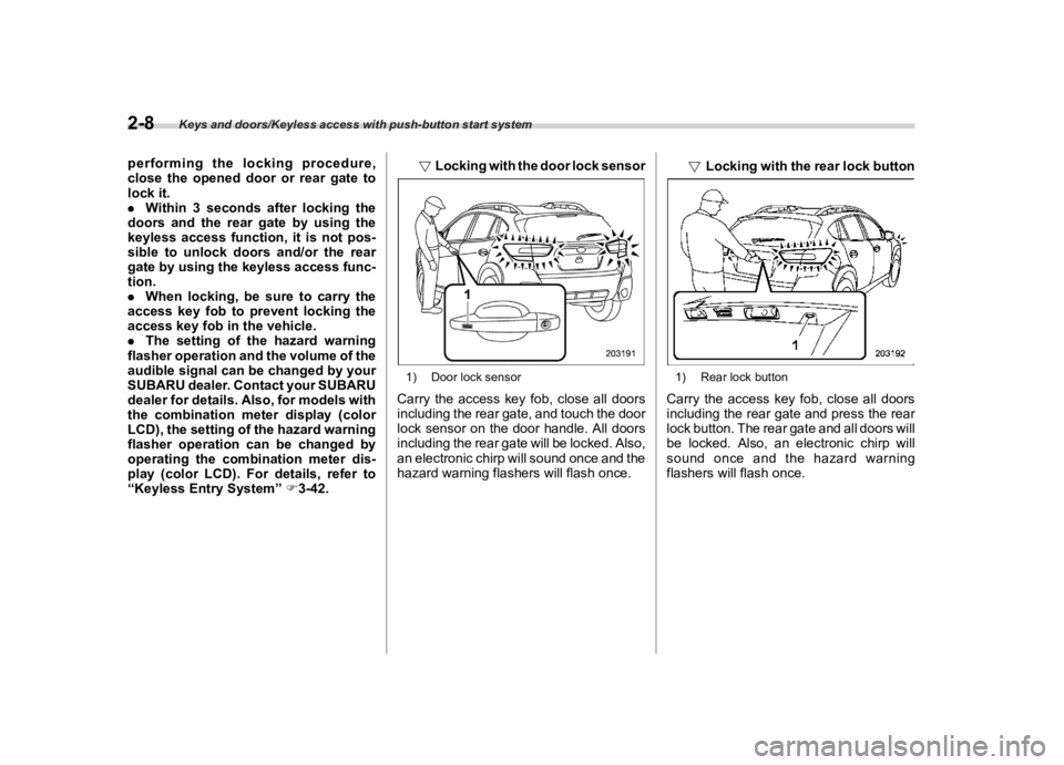 SUBARU CROSSTREK 2021  Owners Manual �������
