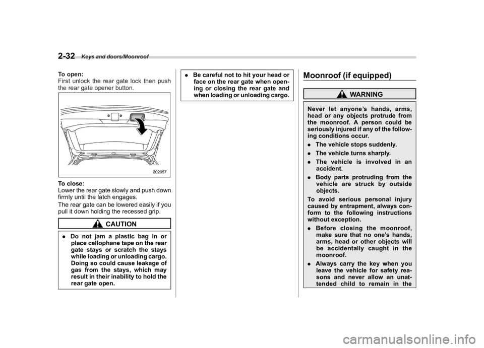 SUBARU CROSSTREK 2021  Owners Manual �������
