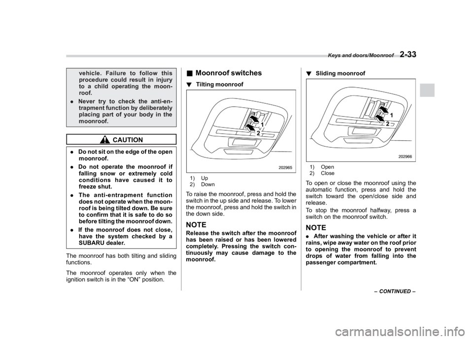 SUBARU CROSSTREK 2021  Owners Manual �������
