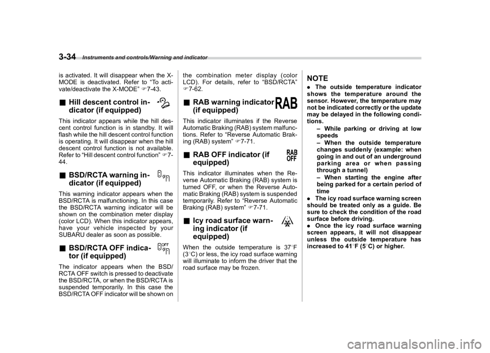 SUBARU CROSSTREK 2021  Owners Manual �������
