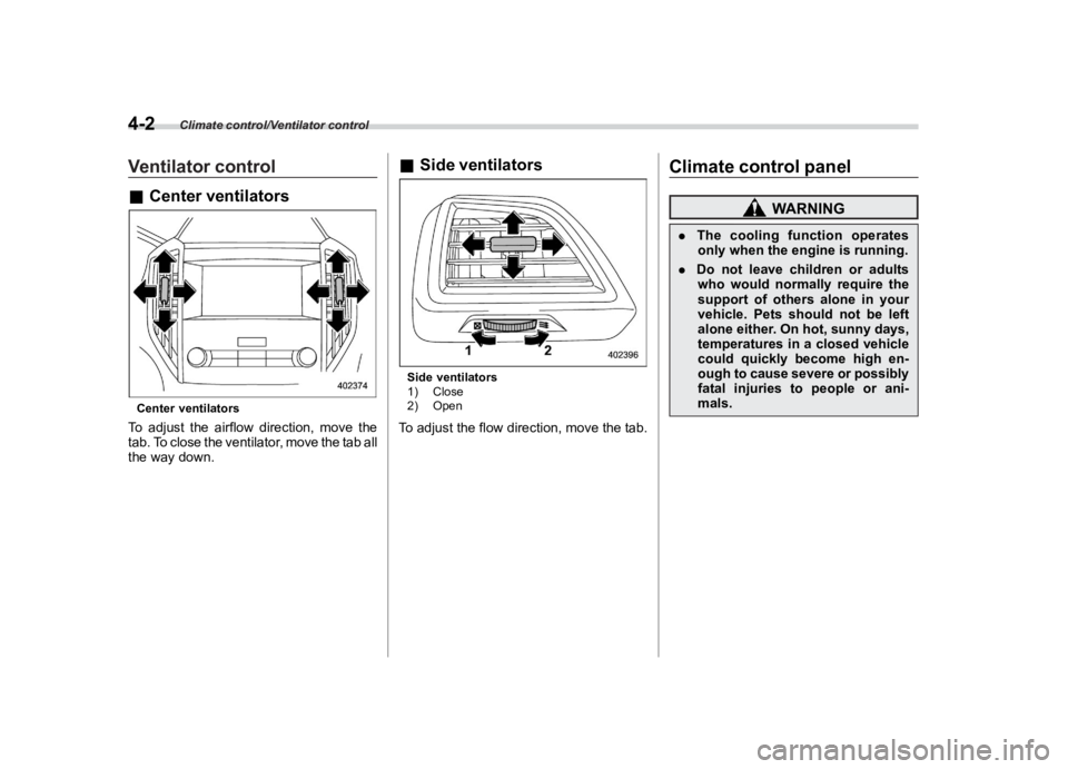 SUBARU CROSSTREK 2021  Owners Manual �������

