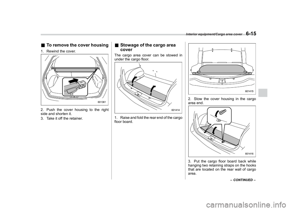 SUBARU CROSSTREK 2021  Owners Manual �������
