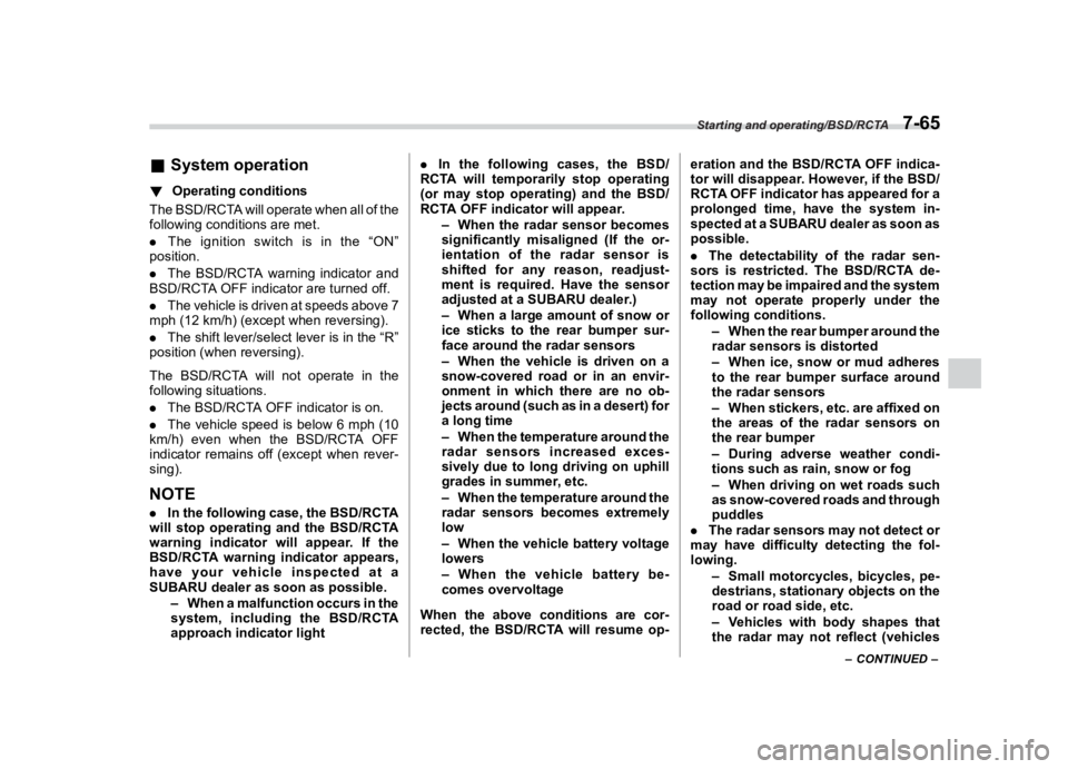 SUBARU CROSSTREK 2021  Owners Manual �������

