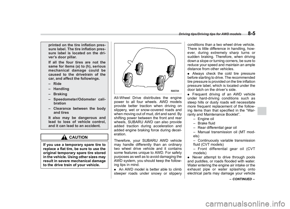 SUBARU CROSSTREK 2021  Owners Manual �������
