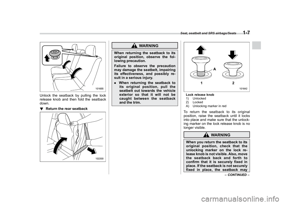 SUBARU CROSSTREK 2021 Service Manual ������
