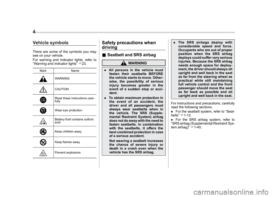 SUBARU CROSSTREK 2021  Owners Manual �����
