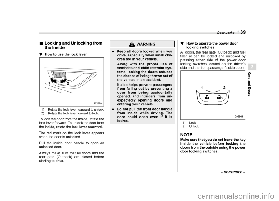 SUBARU LEGACY 2021  Owners Manual �������
