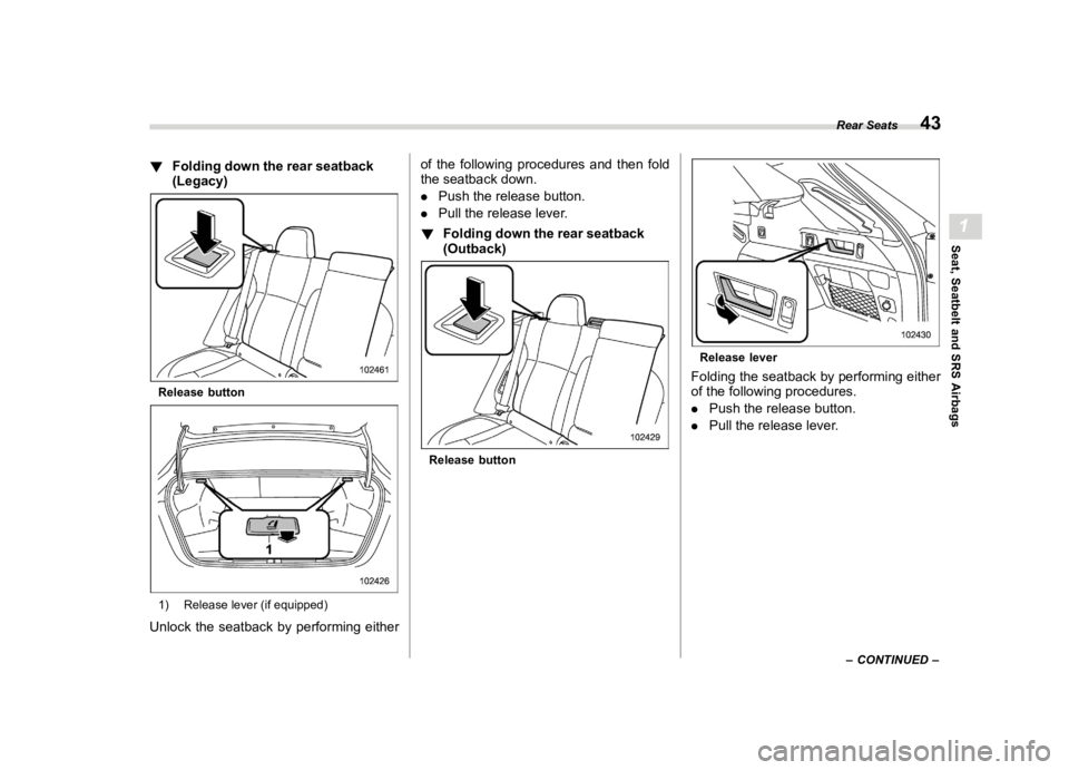 SUBARU LEGACY 2021 Service Manual ������
