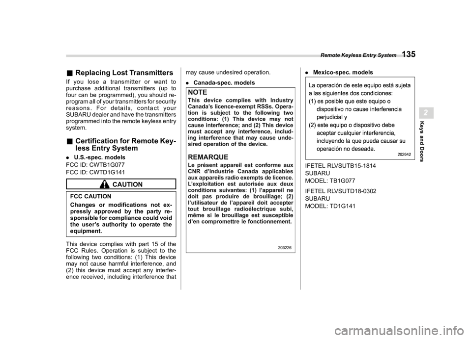 SUBARU LEGACY 2020  Owners Manual �������
