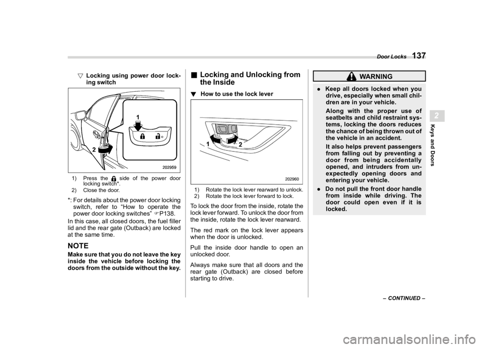 SUBARU LEGACY 2020  Owners Manual �������
