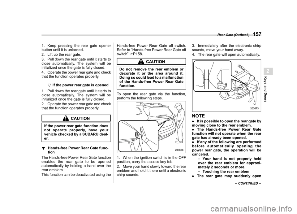SUBARU LEGACY 2020  Owners Manual �������
