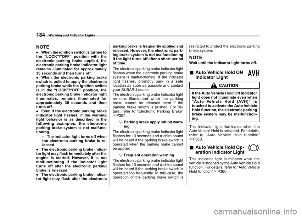 SUBARU OUTBACK 2020  Owners Manual �������
