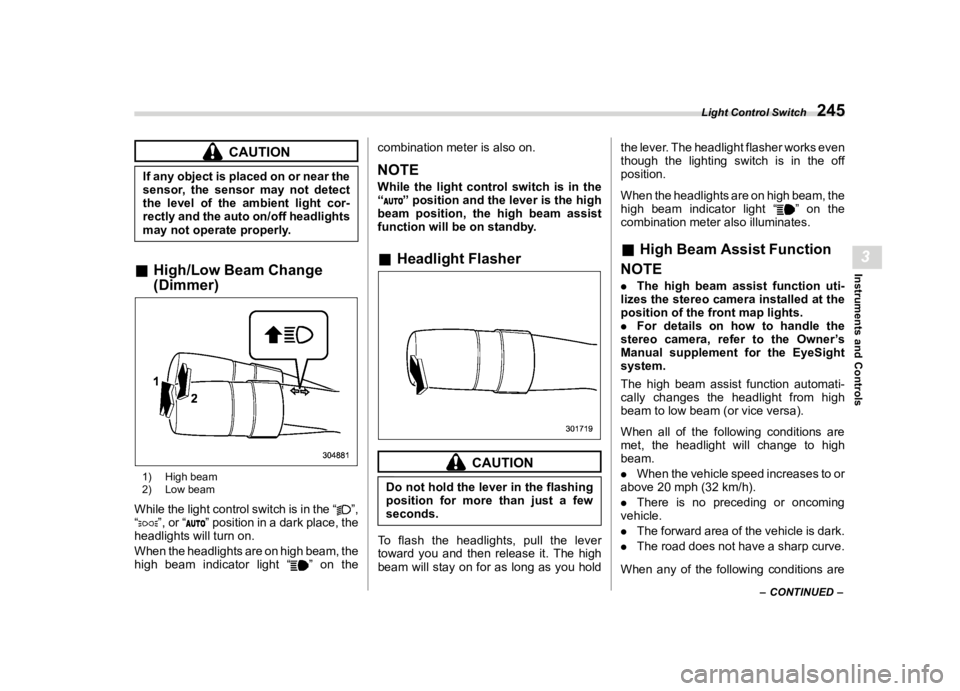 SUBARU LEGACY 2020  Owners Manual �������
