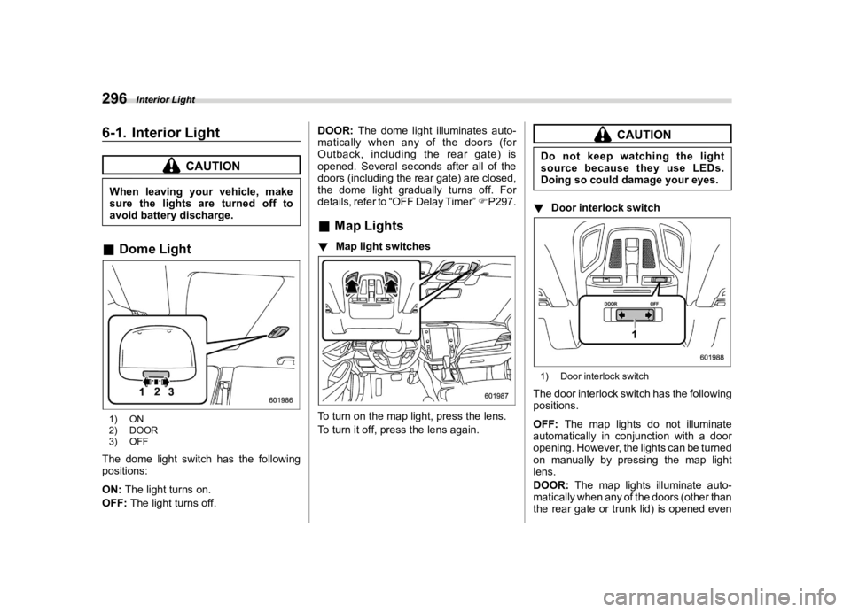 SUBARU LEGACY 2020  Owners Manual �������
