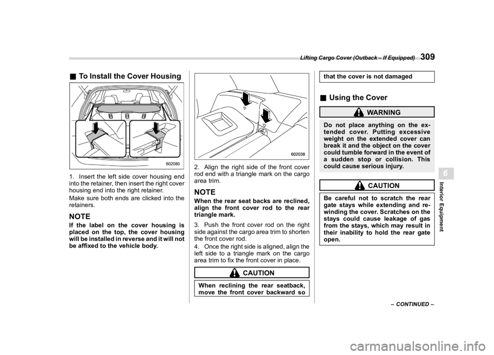 SUBARU LEGACY 2020  Owners Manual �������
