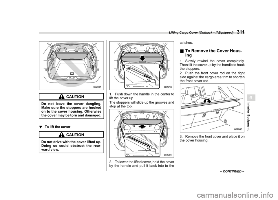 SUBARU LEGACY 2020  Owners Manual �������
