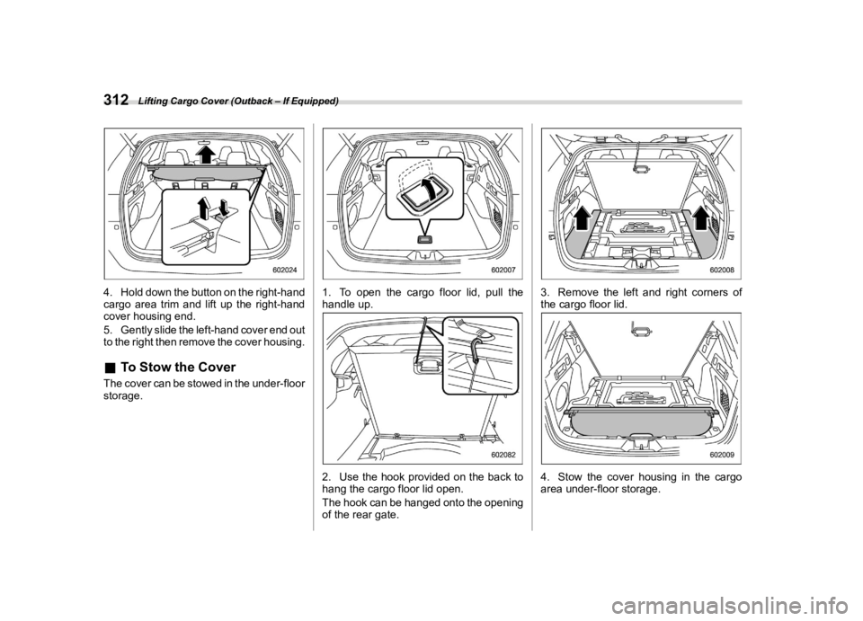 SUBARU LEGACY 2020  Owners Manual �������
