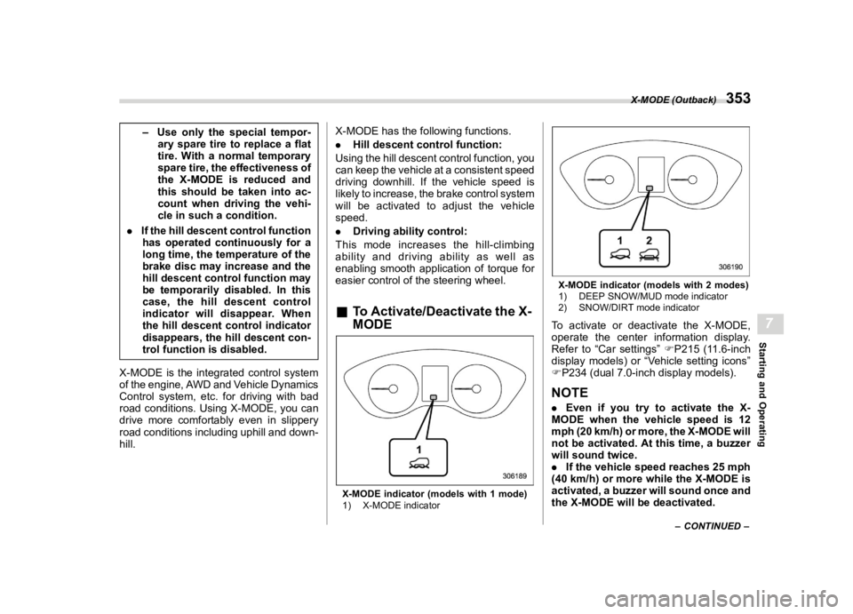 SUBARU LEGACY 2020  Owners Manual �������

