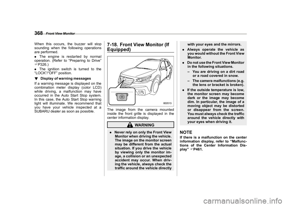 SUBARU LEGACY 2020  Owners Manual �������
