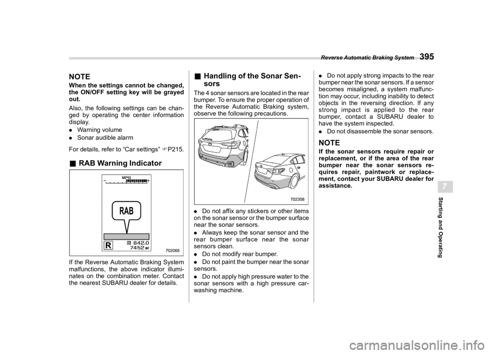 SUBARU LEGACY 2020  Owners Manual �������
