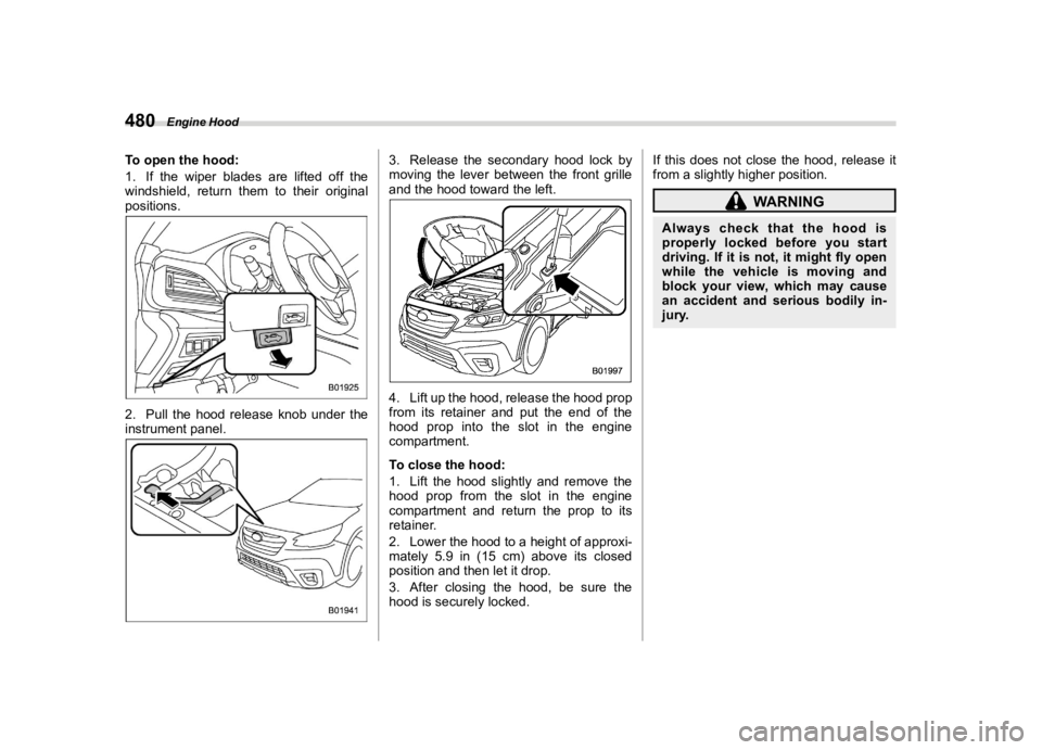 SUBARU LEGACY 2020  Owners Manual �������
