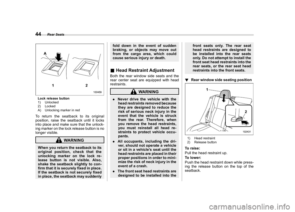 SUBARU LEGACY 2020 Service Manual ������
