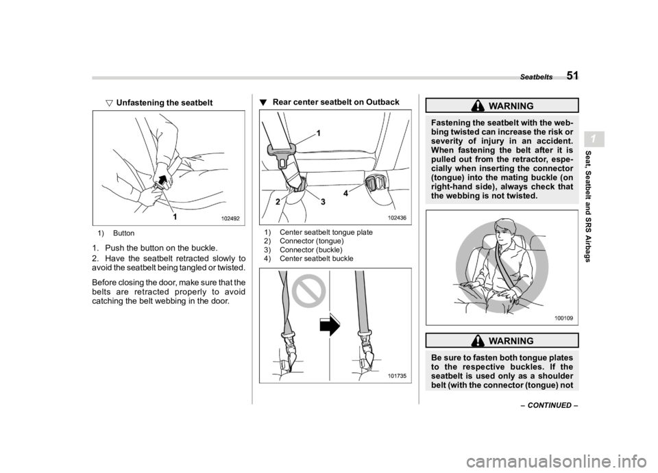 SUBARU LEGACY 2020 Workshop Manual ������
