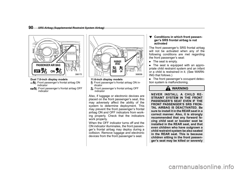 SUBARU LEGACY 2020  Owners Manual ������
