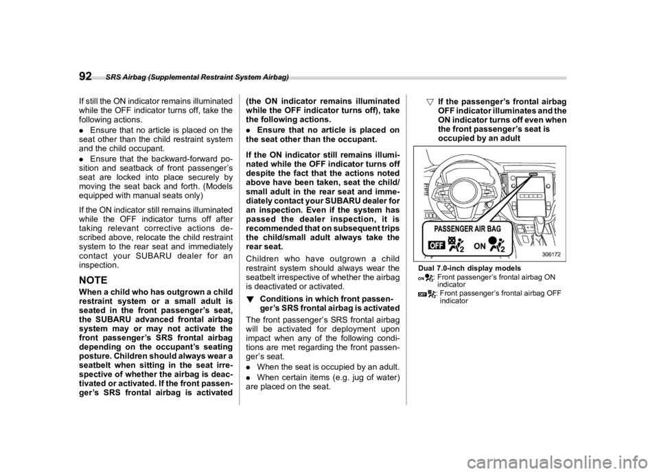 SUBARU LEGACY 2020  Owners Manual ������
