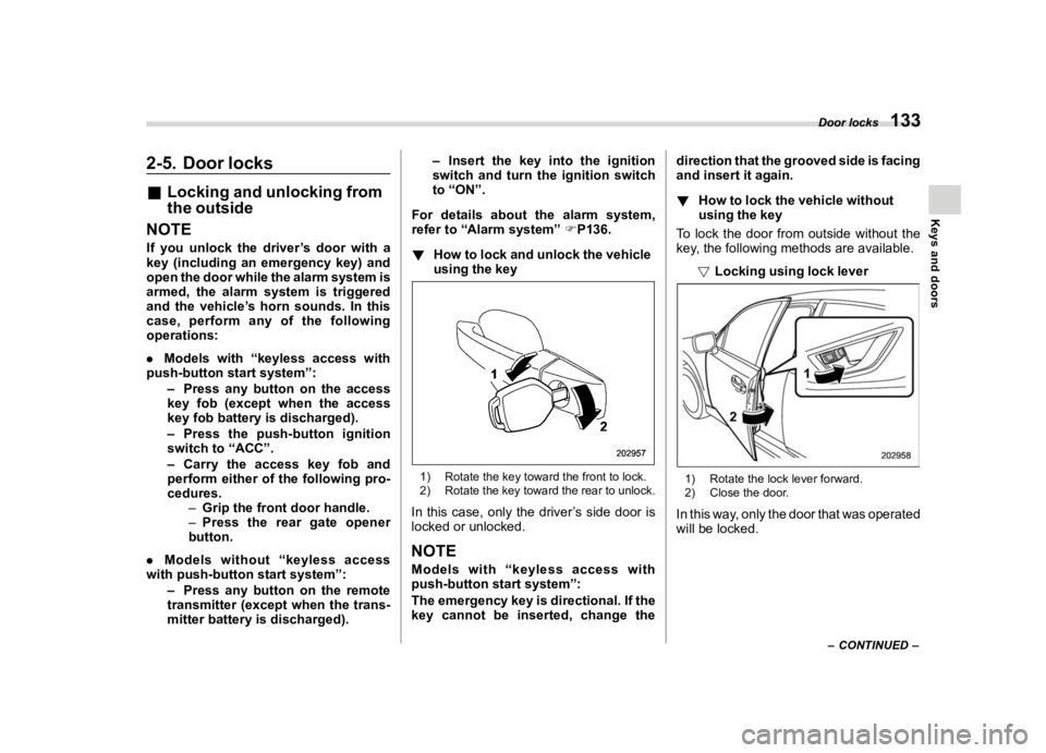 SUBARU FORESTER 2020  Owners Manual �������
