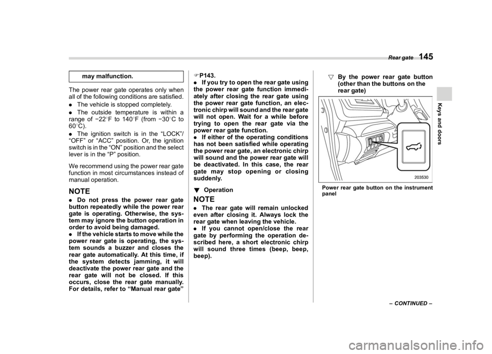SUBARU FORESTER 2020  Owners Manual �������

