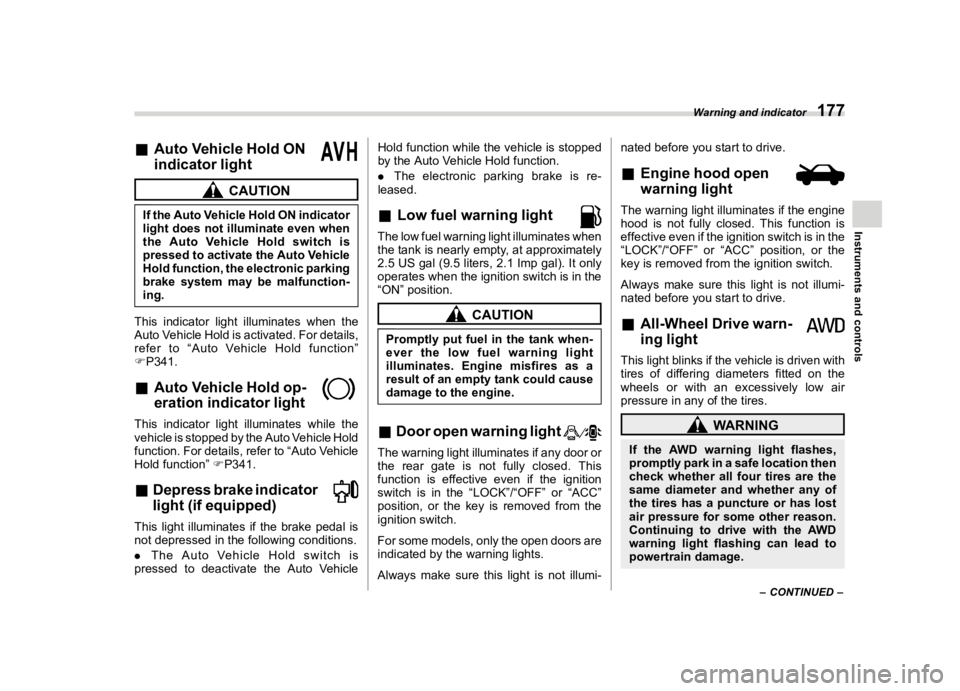 SUBARU FORESTER 2020  Owners Manual �������
