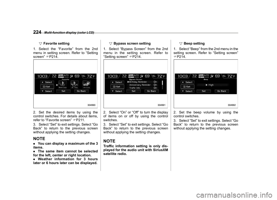 SUBARU FORESTER 2020  Owners Manual �������
