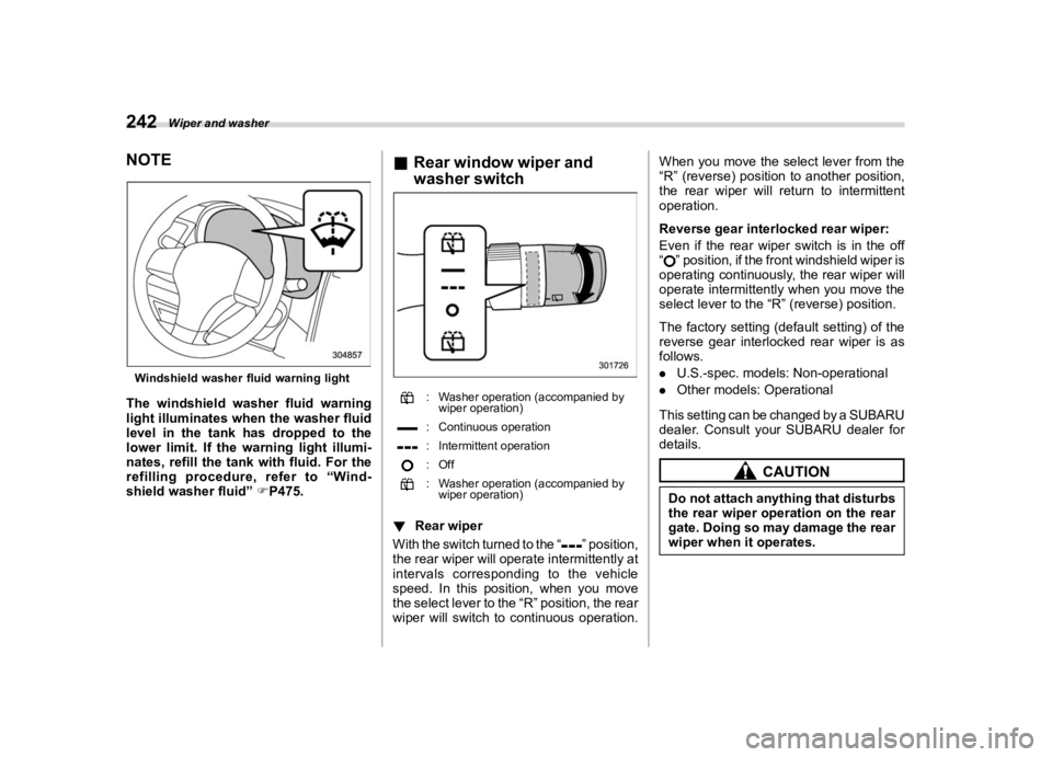 SUBARU FORESTER 2020  Owners Manual �������
