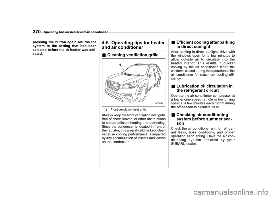SUBARU FORESTER 2020  Owners Manual �������
