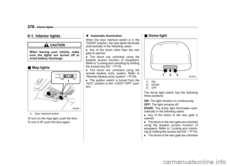 SUBARU FORESTER 2020  Owners Manual �������
