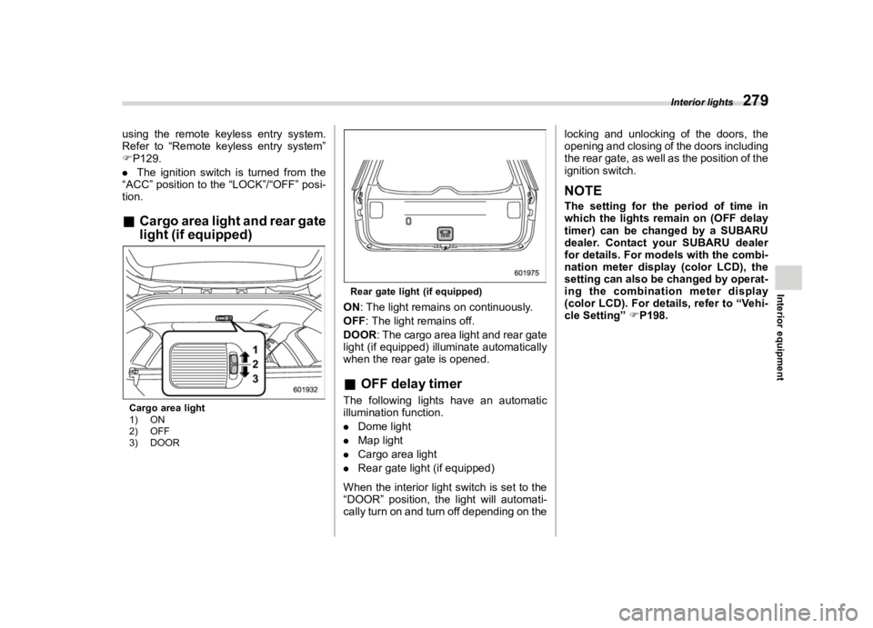 SUBARU FORESTER 2020  Owners Manual �������

