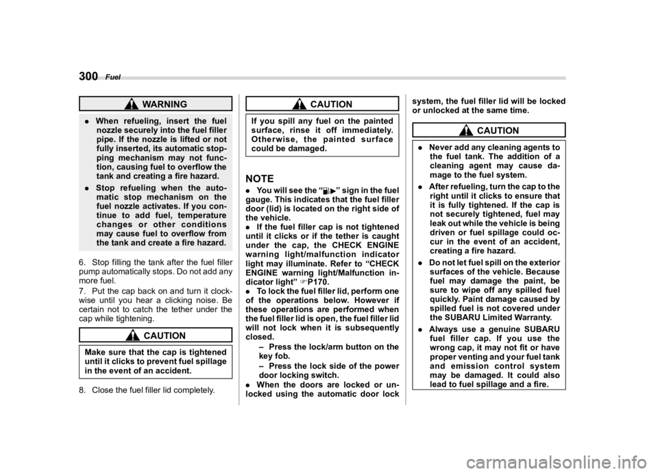SUBARU FORESTER 2020  Owners Manual �������
