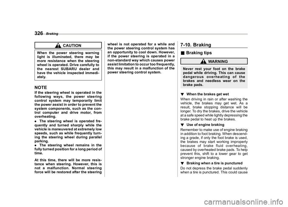 SUBARU FORESTER 2020  Owners Manual �������
