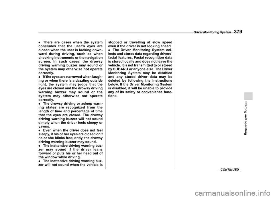 SUBARU FORESTER 2020  Owners Manual �������
