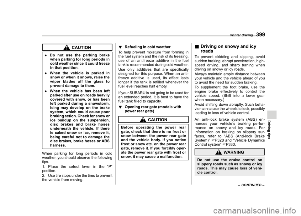 SUBARU FORESTER 2020  Owners Manual �������
