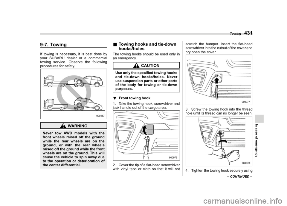 SUBARU FORESTER 2020  Owners Manual �������
