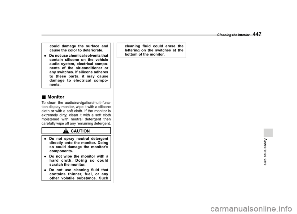 SUBARU FORESTER 2020  Owners Manual �������

