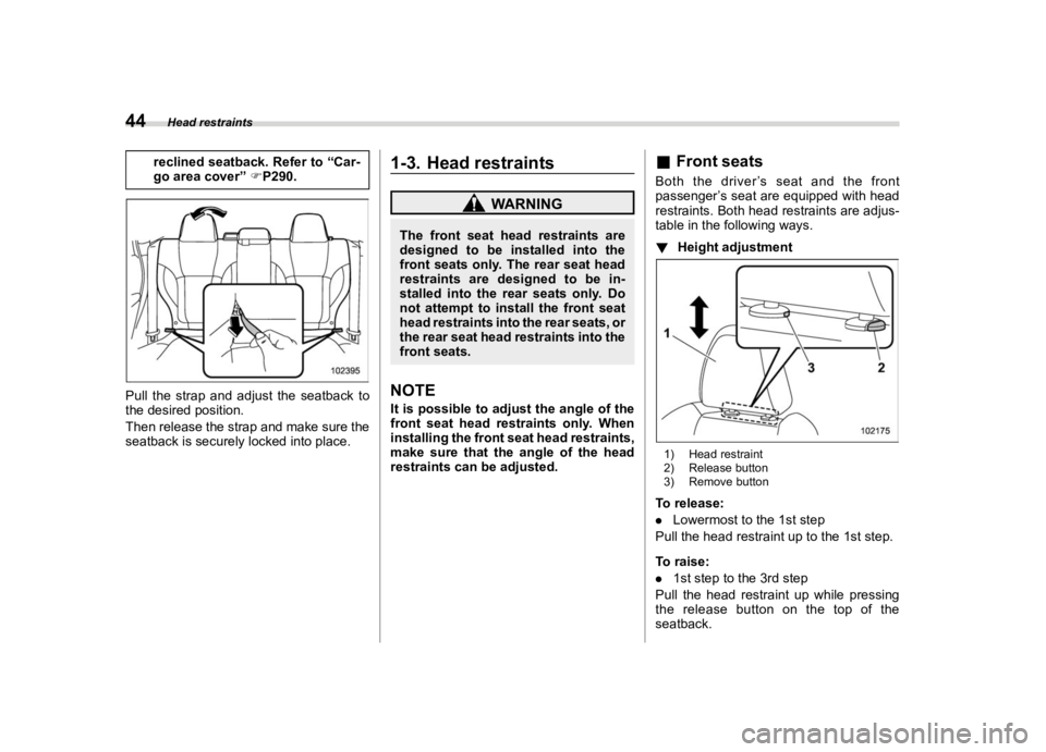 SUBARU FORESTER 2020 Service Manual ������
