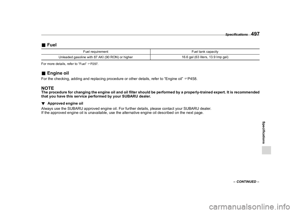 SUBARU FORESTER 2020  Owners Manual �������
