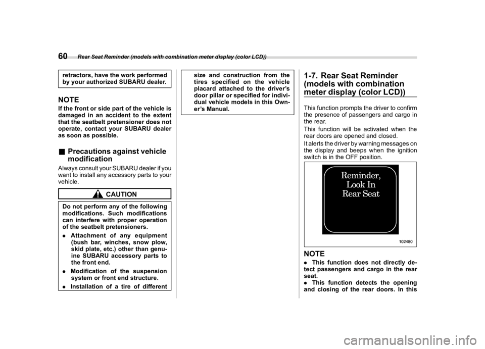SUBARU FORESTER 2020 Repair Manual (552 Pages)