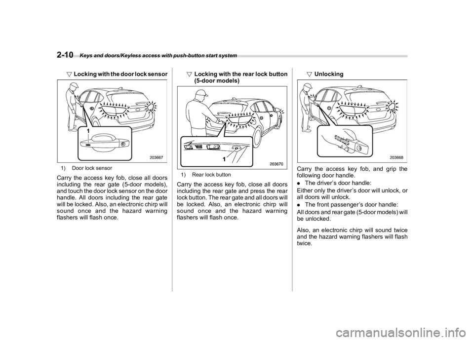 SUBARU IMPREZA 2020  Owners Manual �������
