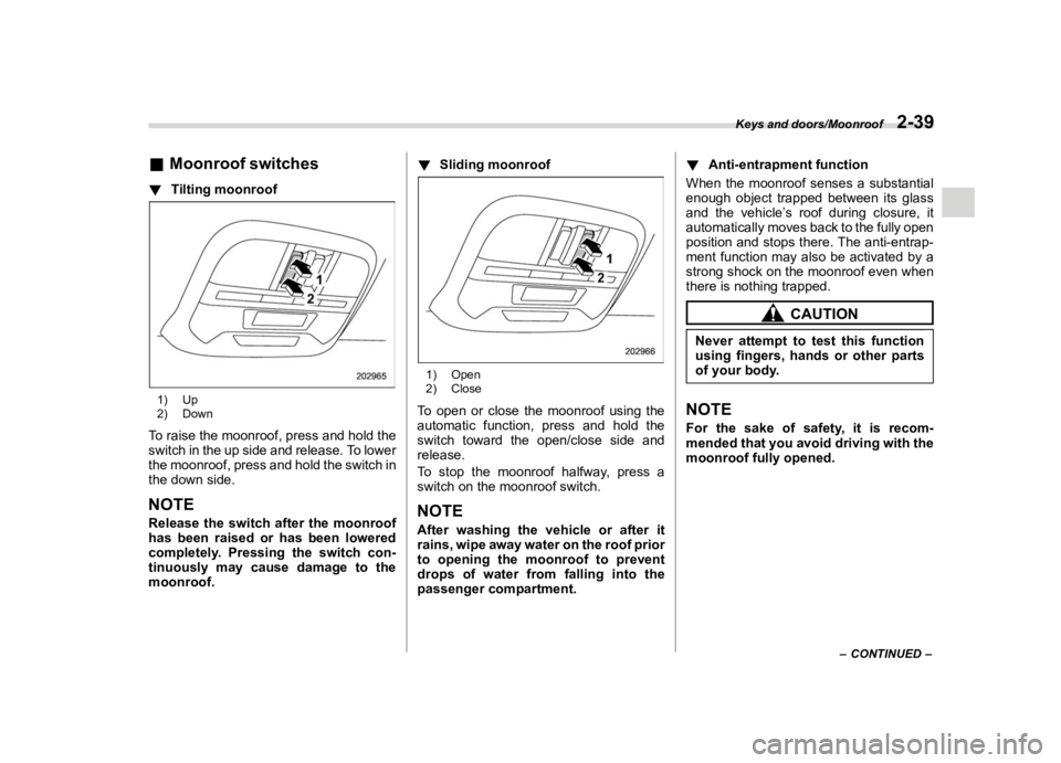 SUBARU IMPREZA 2020  Owners Manual �������
