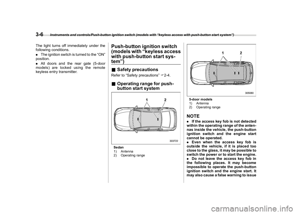 SUBARU IMPREZA 2020  Owners Manual �������
