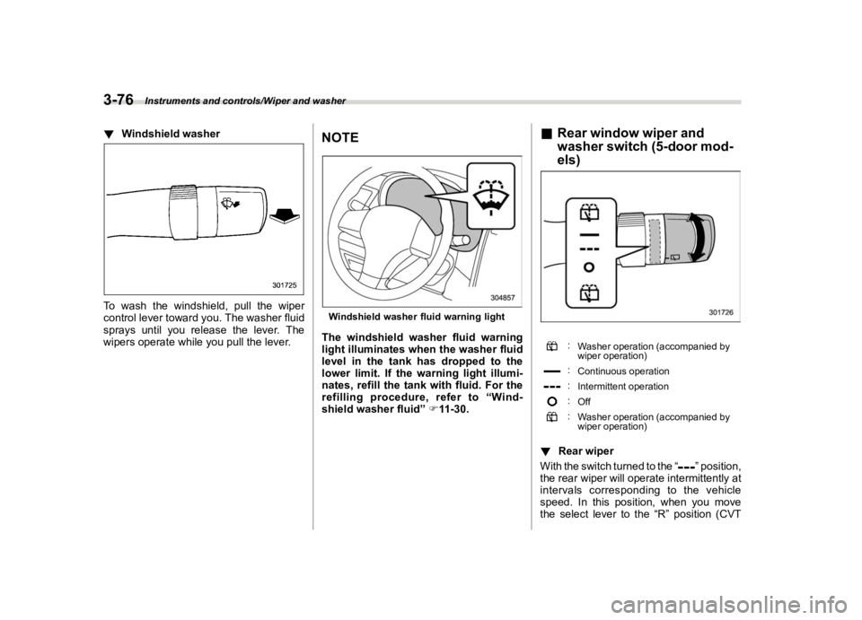SUBARU IMPREZA 2020  Owners Manual �������
